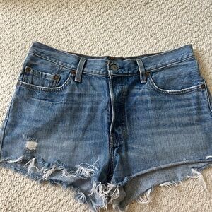 Levi’s 501 Women's Blue Denim Shorts